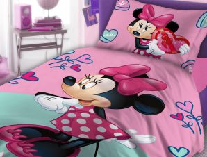 Παπλωματοθήκη Μονή (Σετ 160×240) Dimcol Minnie 750